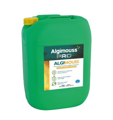 Antimousse limine lichens, algues, moisissure pour toiture et mur 30L - Algimouss