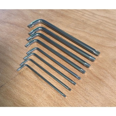 Clé mâle Torx® Longue T10 à T50 (Jeu de 8) - Ks Tools