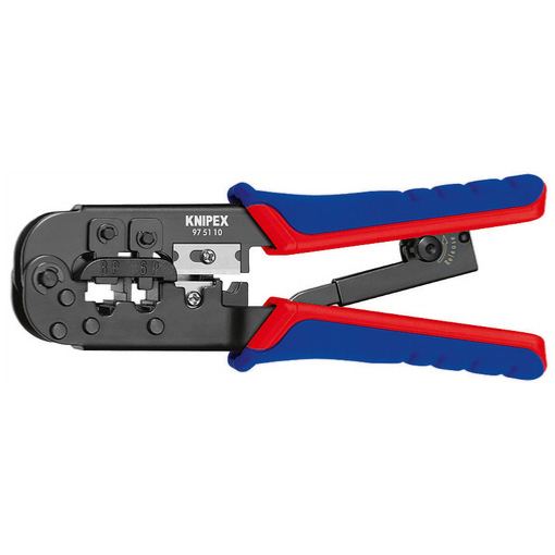 Pince à sertir pour fiches Western 190mm - Knipex