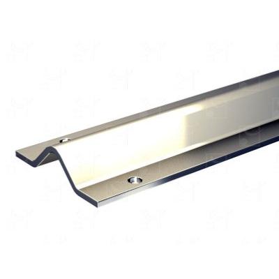 Rail Galva à visser au sol pour porte et portail coulissant 3m gv larg 60mm 20021 vv/3