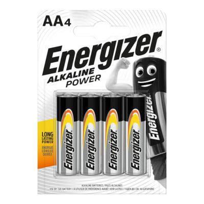 Pile Alcaline Power AA LR6 1,5V (Carte 4 piles) - Energizer