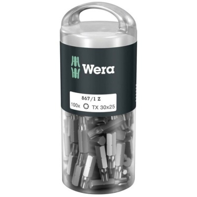 Embout Z 867/1 Torx TX 30x25mm (Lot de 100) - Wera