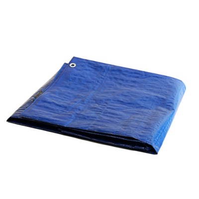 Bâche SR150 verte bleue imperméable coins renforcés œillets anti-UV - Tecplast