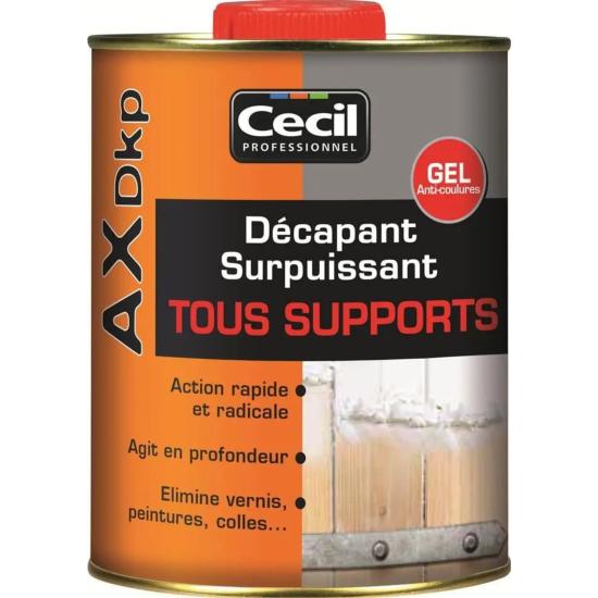 Décapant Surpuissant Tous Supports Gel Professionnel AX DKP (1L) - Cecil