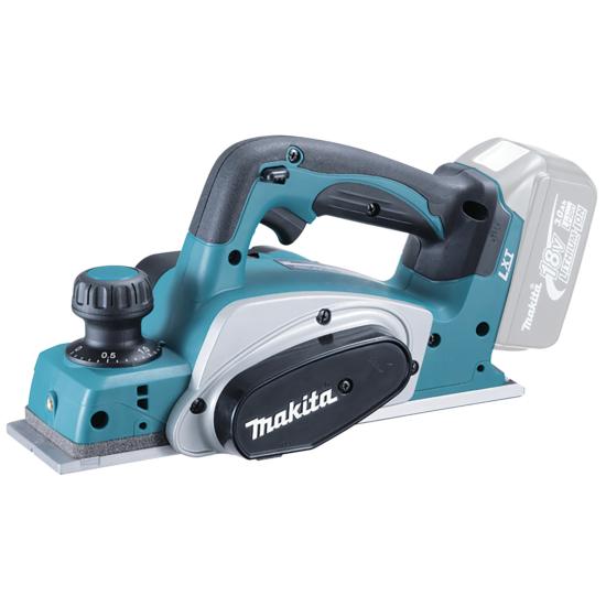 Rabot 18V 82mm sans fil avec rainure en V coupe précise DKP180Z - Makita