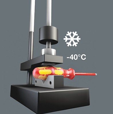 Tournevis électricien VDE Kraftform + Testeur 160I/7 (Jeu de 7) - Wera