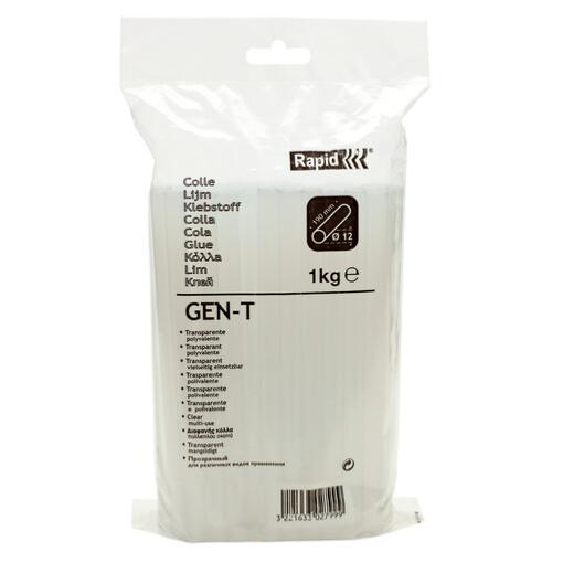 Bâtons de colle GROS FORMAT transparent Ø12x190mm forte teneur en résine (1kg) - Rapid