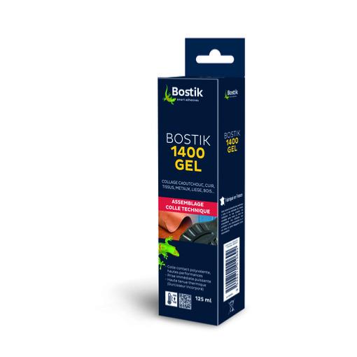 Colle Néoprène 1400 polyvalente prise immédiate puissante (Tube gel 125ml) - Bostik