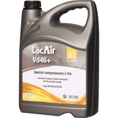 Huile spécial compresseur à vis VD46+ lubrifiant Lac'Air (5L) - Lacmé