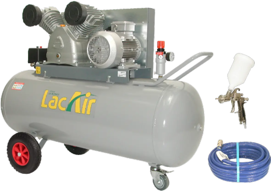 COMPRESSEUR TWINAIR 36/200T / PISTOLET SW + TUYAU AIR 8M 8X14MM OFFERTS - Lacmé