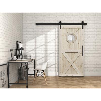 Kit Rail Porte Bois Coulissante Amortisseur Ferme-porte Noir Moderne (RD-T9-B ROC DESIGN®) - Mantion