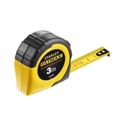 Mètre à ruban FatMax épais solide 16mm double marquage 3m - Stanley