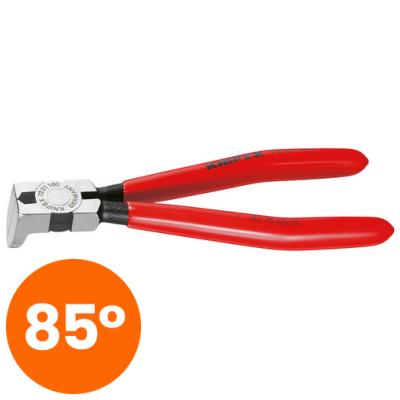 Pince coupante de ct pour plastique 160x76x14mm tte 85 - Knipex