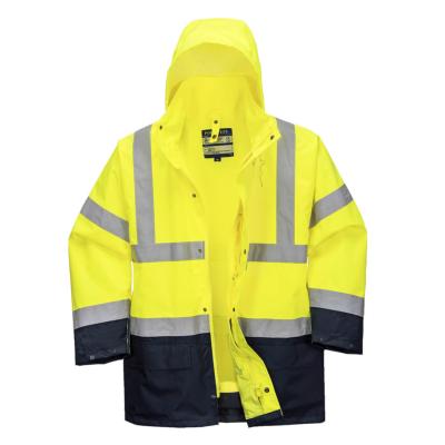 Parka chantier 5 en 1 Scurit Haute-Visibilit S766 - Portwest