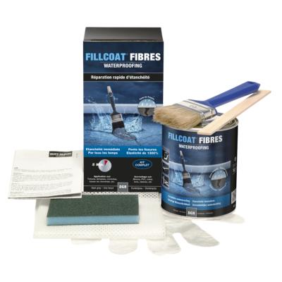 Rparation d'tanchit immdiate pour fuite urgente Fillcoat Fibres (Kit complet) - RustOleum