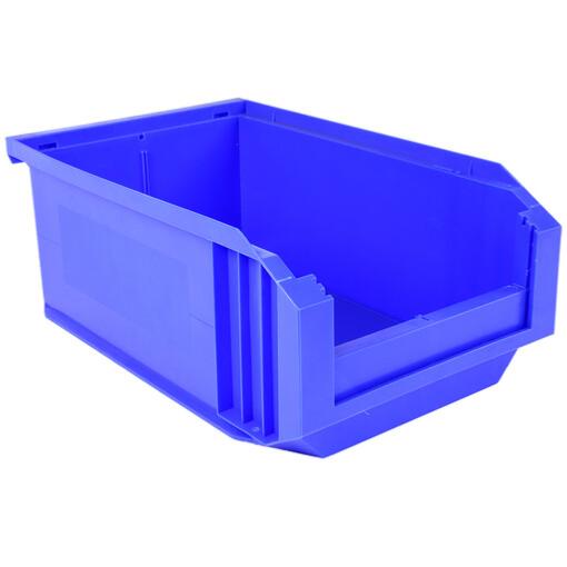 Bac à bec plastique solide anti-dérapant bleu 200x315x500mm (23L) - Novap