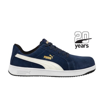 Chaussure sécurité ICONIC SUEDE NAVY LOW S1PL ESD FO HRO SR 640020 - Puma Safety