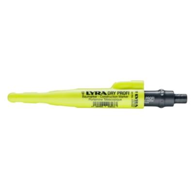 Marqueur crayon "Dry PROFI" longue pointe taille-mine intgr - Lyra