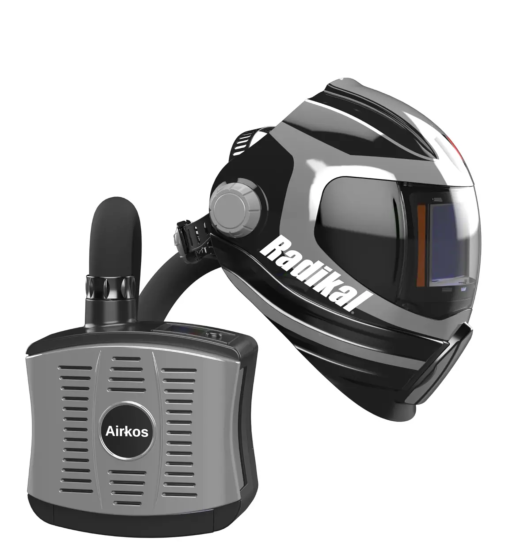 MASQUE DE SOUDAGE VENTILE RADIKAL + VENTILATION ASSISTEE AIRKOS - Weltek