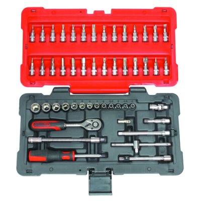 Coffret douilles et accessoires ULTIMATE 1/4" (50 pices) - Ks Tools