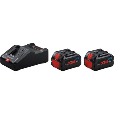 Pack 2 batteries ProCORE 18V 8Ah + Chargeur ULTRA Rapide GAL18V-160C Bluetooth - Bosch