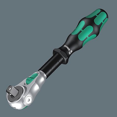 Jeu de cliquet ZYKLOP SPEED 1/2" 8100 SC 6 (28 pièces) - Wera