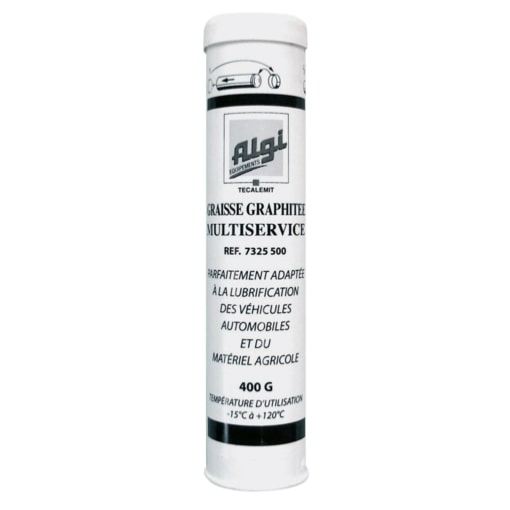 Graisse graphite lubrifiant anti corrosion cartouche 400gr - Algi