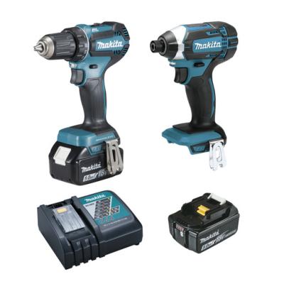 Lot 2 machines 5Ah 18V Visseuse  chocs + Perceuse visseuse (DDF485 DTD152) - Makita