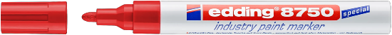 MARQUEUR PEINTURE SPECIAL INDUSTRIE ROUGE 8750 - Edding