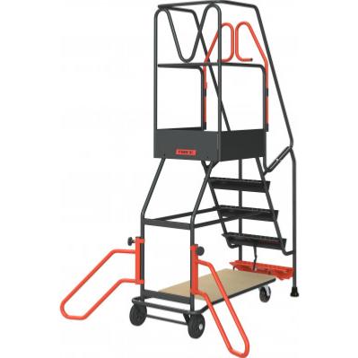 Escabeau de rayonnage à immobilisation automatique 150 kg 8300088 - FIMM