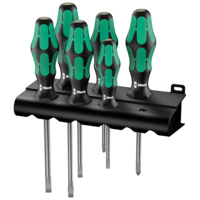 Tournevis Kraftform Plus Lasertip 334/6 (Jeu de 6) - Wera