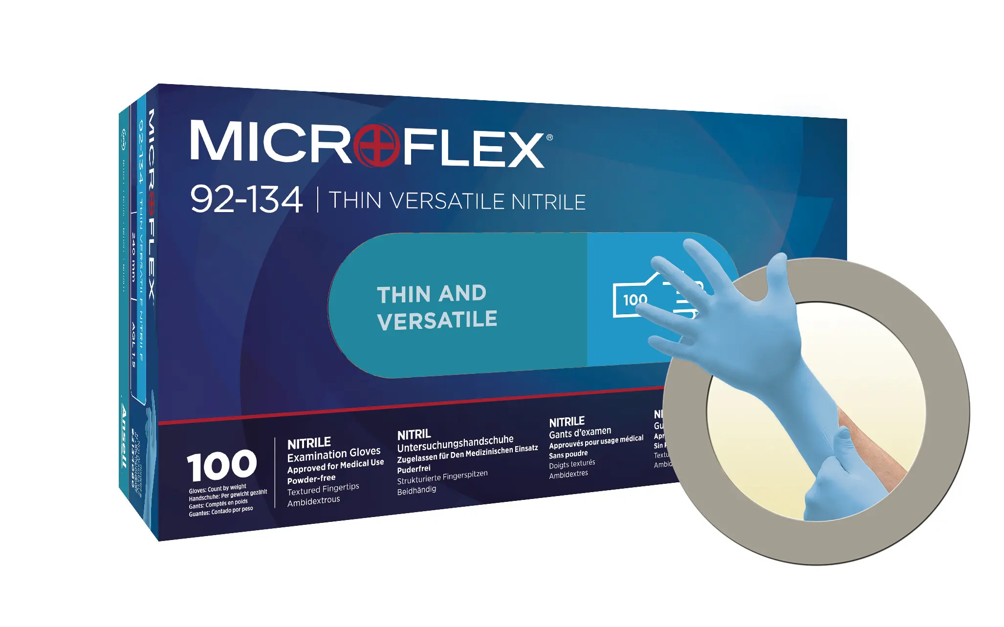 GANT MICROFLEX 92-134 BOITE DE 100 XS
