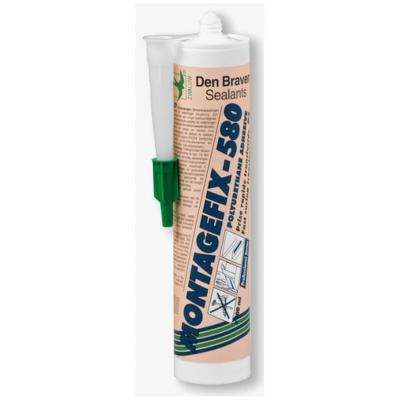 Colle polyurthane translucide Montagefix 580 (300ml) - Den Braven