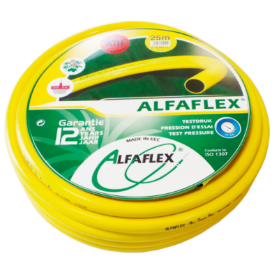 Tuyau arrosage 50m ATH Jaune 15 PVC 5 couches (AF15050) - Alfaflex