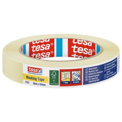 Adhsif de masquage Masking Tape 4323 50 m x 19 mm beige - Tesa