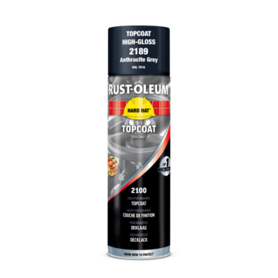 Peinture Finition Protection HARD HAT Arosol 500ml (Gris anthracite RAL 7016) - Rust Oleum