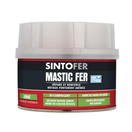 Mastic Fer résine type armé fibres de verre (répare, renforce métaux abîmés) - Sinto