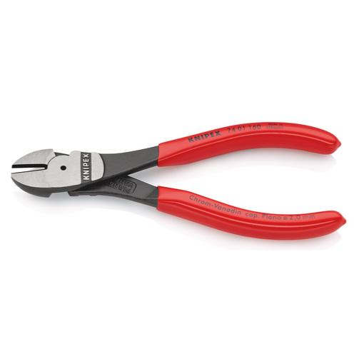 Pince coupante de côté forte démultiplication 160mm Ø2-3,4 - Knipex