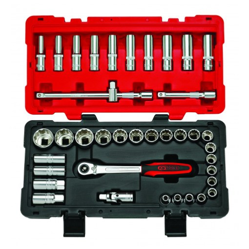 Coffret douilles et accessoires ULTIMATE 1/2" (39 pièces) - Ks Tools