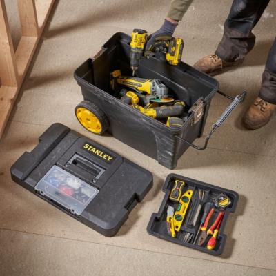 Coffre de chantier Contractor organiseur multi-compartiments (53L) - Stanley