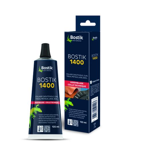 Colle Néoprène 1400 polyvalente prise immédiate puissante performante (Tube 125ml) - Bostik