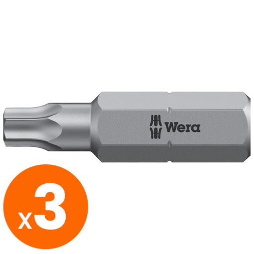 Embout TORX® SB 867/1 (Lot de 3, T25 T30 T40) - Wera