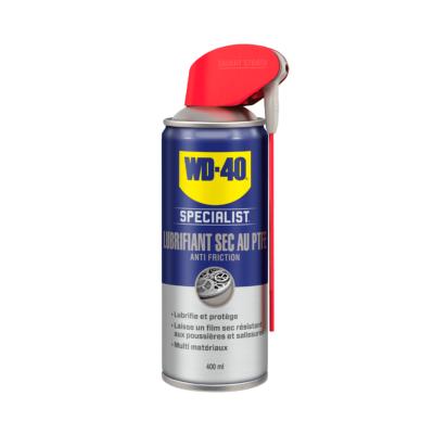 Lubrifiant sec au PTFE Specialist Multi matriaux anti friction protge (400ml) - WD40