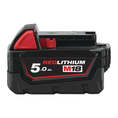 Pack NRJ M18 NRG-502 (2 Batteries 18V 5Ah+Chargeur rapide+Batterie 12V 2Ah OFFERTE) - Milwaukee