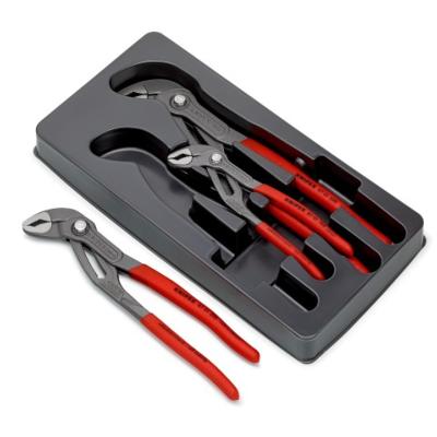 Pinces multiprise Cobra® anti-dérapant auto-bloquant (Jeu de 3) - Knipex