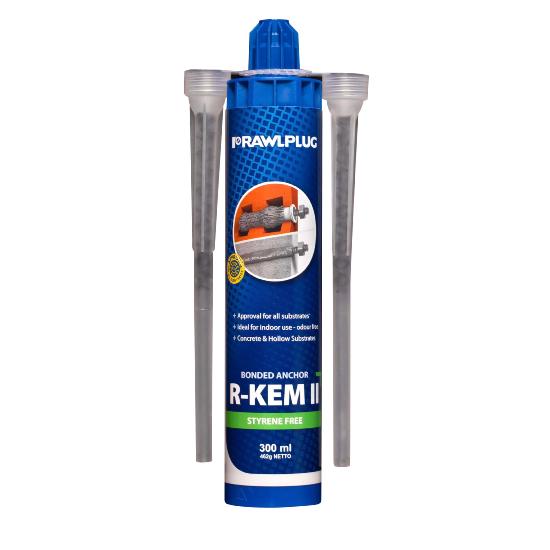 Résine avec ETE scellement 300ml Ton Béton 2 ATE (R-KEM-II-300-GREY) - Rawplug