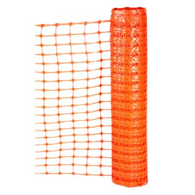 Barrire de chantier orange fluo 1x50m filet visible rsistant 120gr/m2 - Novap