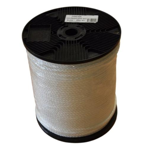 Bobine cordage polypropylène blanc Ø6mmx250m 590kgf 31/1760 - Corderies tournonaises