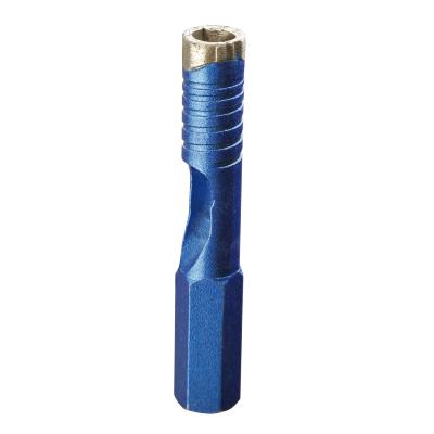 Foret diamant "Blue Ceram" spécial perçage grès dures +mandrin, pierre à aviver 426C (Kit) - Diager