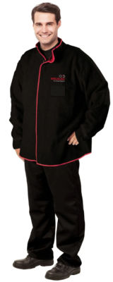 VESTE DE SOUDEUR CROUTE DE CUIR - Weldline